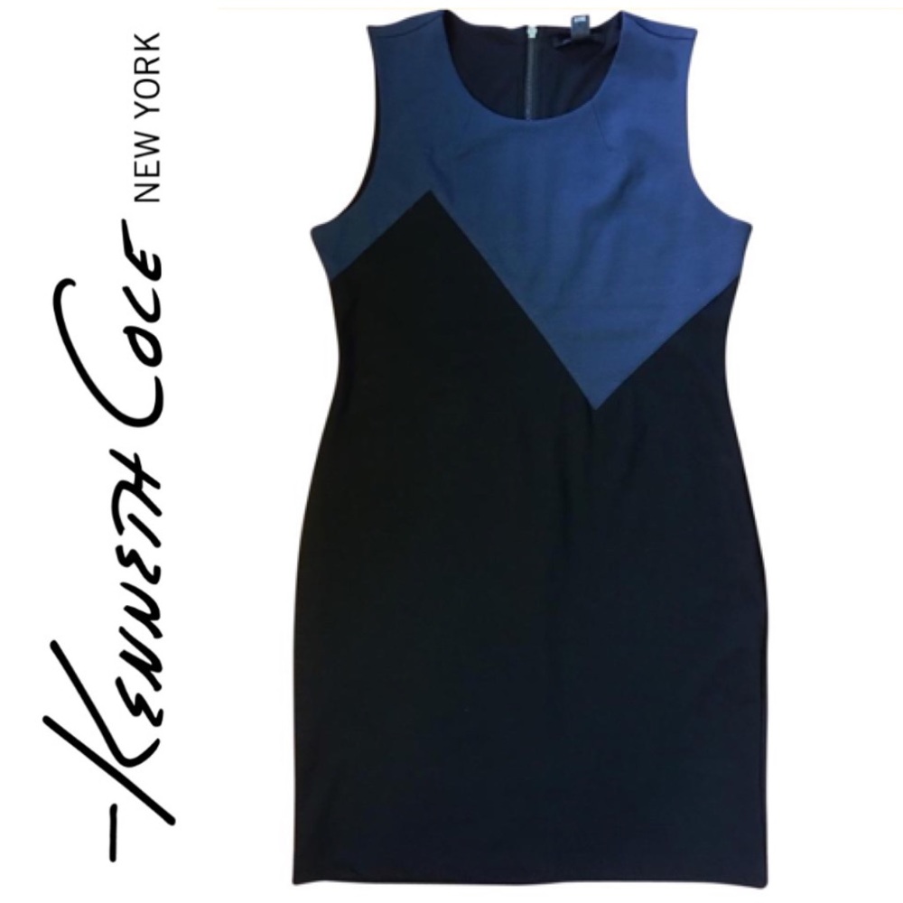 🎉HP🎉NWT Kenneth Cole Colorblock Knit Dress